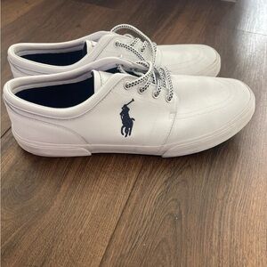 Polo by Ralph Lauren White Canvas Sneakers